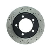 StopTech 127.44162R StopTech Sport Rotors; Drilled And Slotted; Front Right;