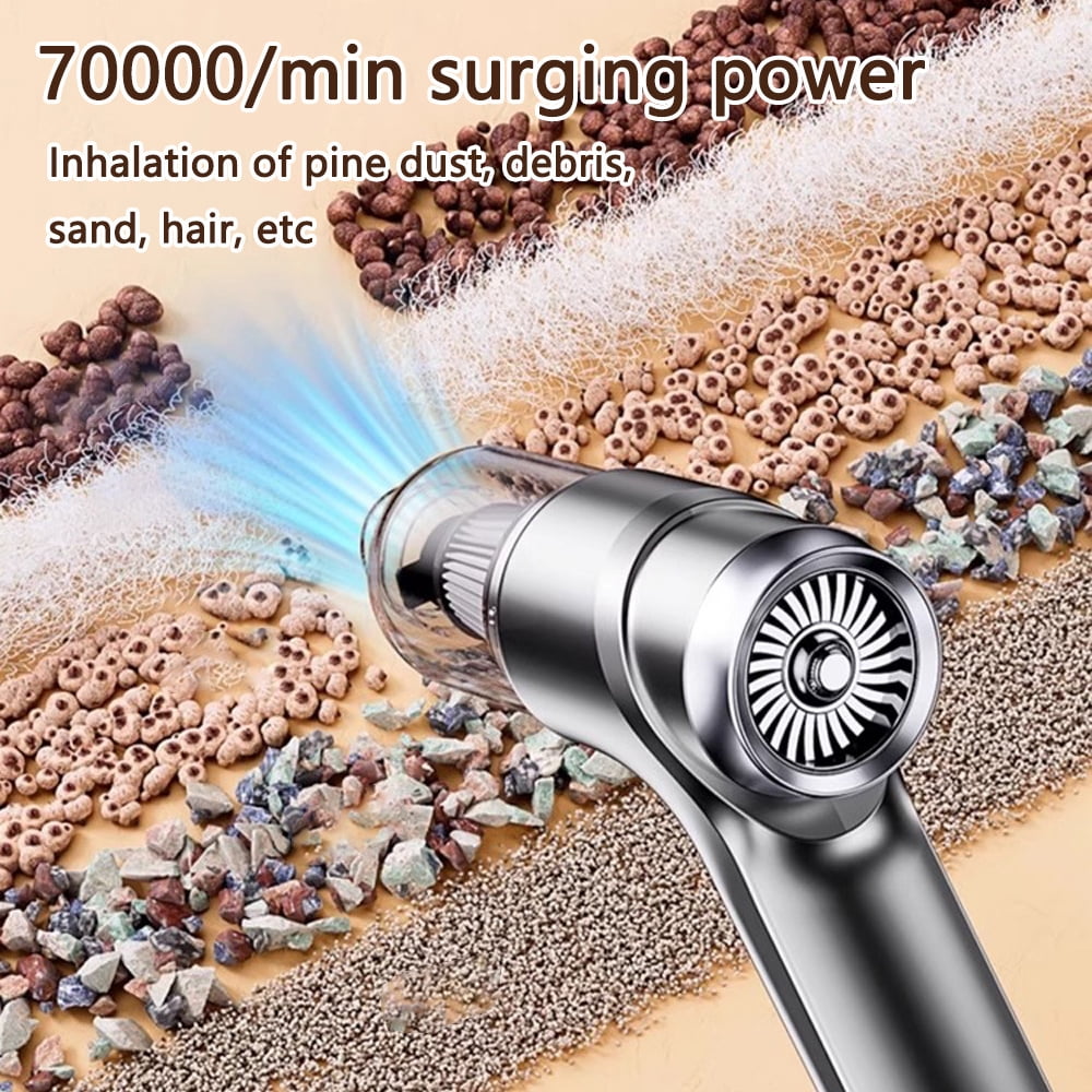 Bangben Car wireless vacuum cleaner Compact and Lightweight, High-power, High Suction, Dual-purpose for Both Dry and Wet, Suitable for Cars, Mini Multifunctional and Portable