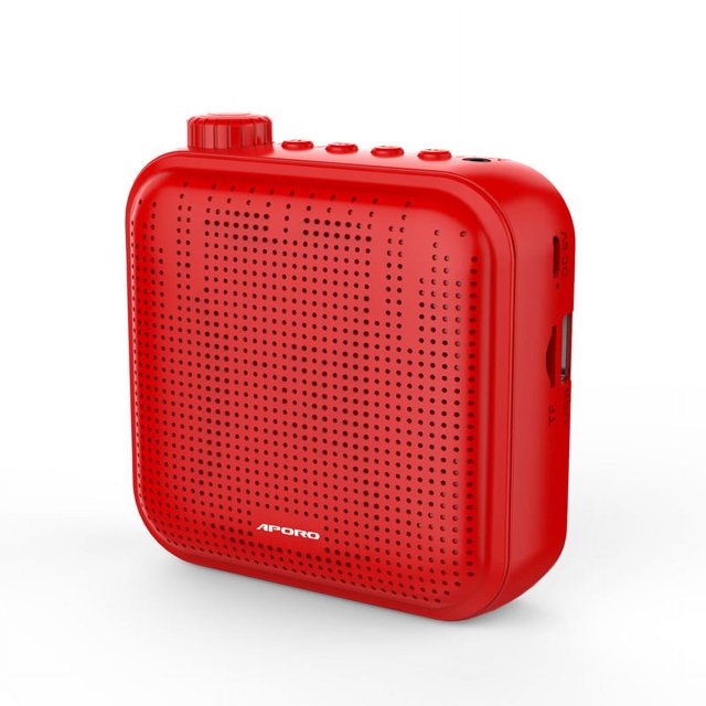 Amplificador de voz Altavoz portátil con cable Mini amplificador de voz para maestros Guía de compras La guía de edad y así sucesivamente Batería recargable incorporada - Azul Ormromra WJLR013-3