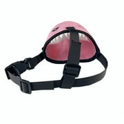 Colenumone Dog Muzzle Shark Design – Mesh Soft Muzzle for Small Medium Large Sized Dogs, Adjustable for No Bark, BitingScavenging, Licking & Chewing, Blue/Black/Pink (S–XL)