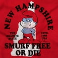 thumbnail image 2 of New Hampshire Live Free Smurf Funny Women's T Shirt Ladies Tee Brisco Brands M, 2 of 6