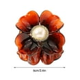 thumbnail image 6 of Acrylic Hair Clip Flower-Shaped Jaw Clip Non- Tortoiseshell Hair Small Barrettes Girls Barrettes for Fine Hair, 6 of 6