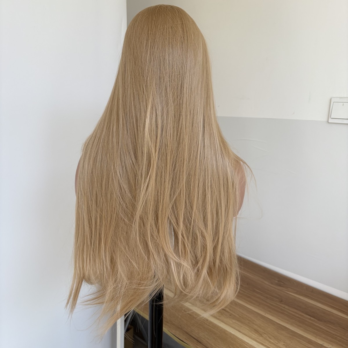 MISSWEN Heat Resistant Hair Blonde Long Glueless Lace Front Wig Daily Wear 26 inch Cosplay HD Lace