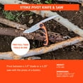 thumbnail image 4 of Survive Outdoors Longer Stoke Pivot Survival Folding Knife & Saw, 4 of 8