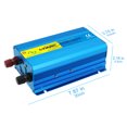 Yinleader Pure Sine Wave 500W 12V Continuous 1000W Surge Power Inverter with Dual USB Ports