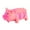 Pink, variant on Diceymbol Squeaky Pig Dog Toy 6.3 Inch Natural Rubber Chew Toy for Aggressive Chewers, Teething Puppy Teether with Loud Squeaker, BPA-Free Dental Entertainment