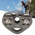 thumbnail image 4 of Polea De Tranvía Dual, Polea Portátil Con Tirolesa Rotación Sin Esfuerzo Para La Escalada De Roca, 4 of 7