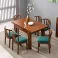 thumbnail image 2 of Genina Waterproof Seat Covers for Dining Room Chairs seat Covers Kitchen Chair Covers slipcovers (Beige, 4 Pcs), 2 of 7