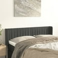 thumbnail image 6 of vidaXL Headboard with Ears Dark Gray 40.6"x6.3"x30.7"/34.6" Velvet, 6 of 38
