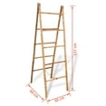 thumbnail image 4 of vidaXL Double Towel Ladder with 5 Rungs Bamboo 50x160 cm, 4 of 4