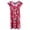 Burgundy, variant on Elegant Emily  Burgundy Floral Gown (Women's Plus)