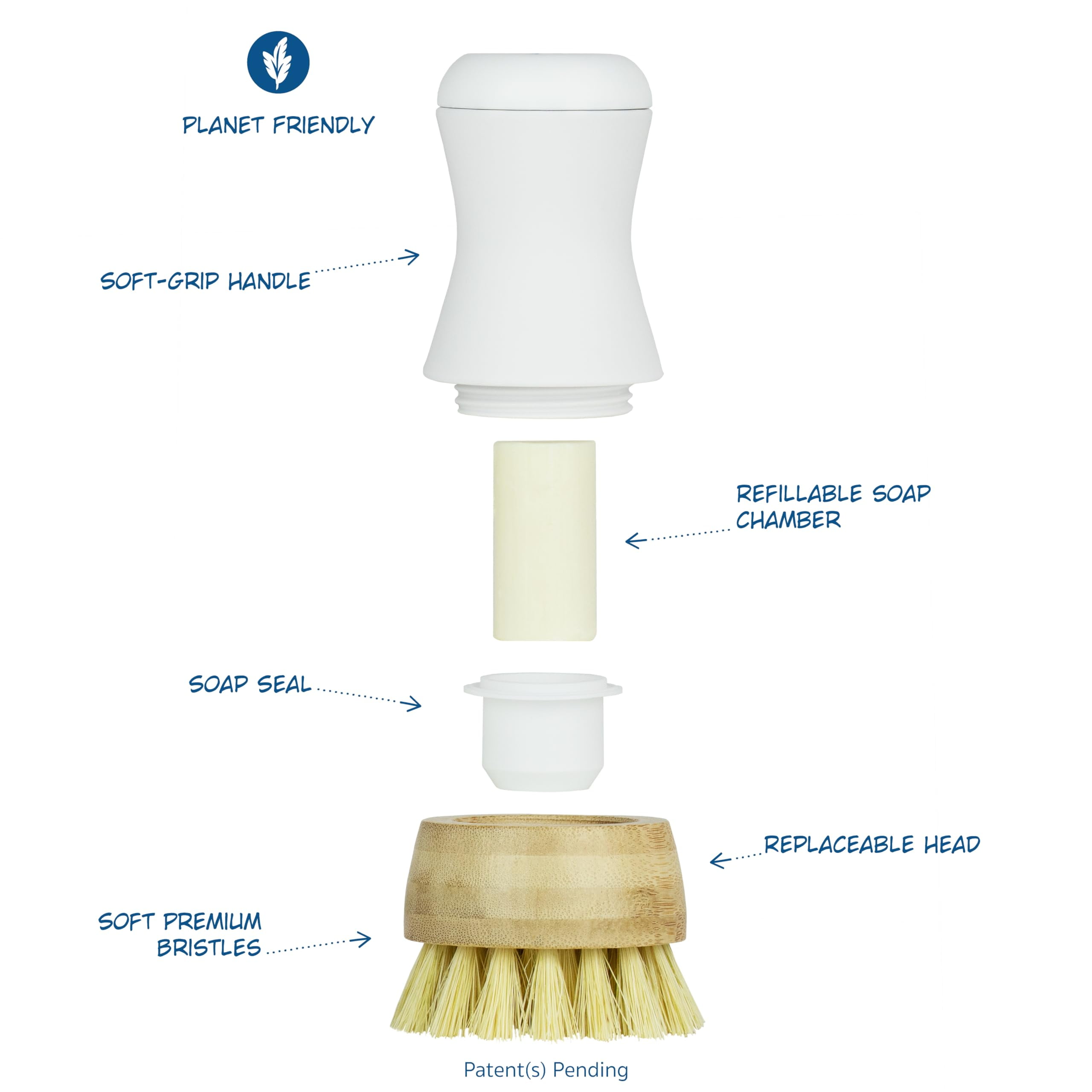 Nellie's Organic Natural Vegan Dish Stick - Eco-Friendly Dish Soap Alternative