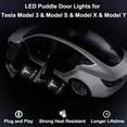 thumbnail image 4 of Luz LED para puerta de coche Tesla, proyector para puerta de coche, compatible con Tesla Model 3, Model S, Model X, Model Y., 4 of 5