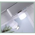 thumbnail image 5 of Luces USB de noche, minibombilla LED, enchufable, blanco cálido, compacto, ideal para dormitorio, baño, guardería, pasillo, cocina, coche, luz de ambiente USB (4 luces blancas), 5 of 5