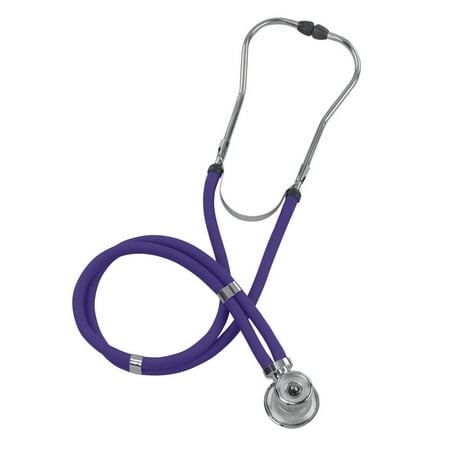 Infant Stethoscope - Mabis Pediatric Stethoscope for Infants, Dual Head Stethoscope for Doctors and Nurses, Sprague Rappaport-Type Medical Stethoscope for Babies and Adults, Legacy, Purple