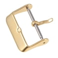 thumbnail image 1 of 1 cierre de acero inoxidable para reloj, hebilla de correa, accesorio de 22 mm para mujer y hombre, dorado., 1 of 8