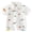 White-1000000, variant on Mnyotv Cute Dinosour Printed T Shirts for Boys Short Sleeve Cartoon Tshirts Tops Summer Beach Clothes Size 2-3 Years