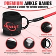 thumbnail image 5 of Ankle Resistance Bands with Cuffs, Resistance Bands for Working Out,  Gym Workout Equipment for Women, Pilates Exercise, , , Glute Ankle Weights - Exercise Guides Included, 5 of 6