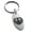Silver, variant on Stainless Steel Scarab Beetle Rising Sun Engraved Small Oval Charm Keychain Keyring