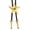 Five corners, variant on Stylish PU Leather Alloy Bolo Tie Necklace Cord Necktie For Men and Women