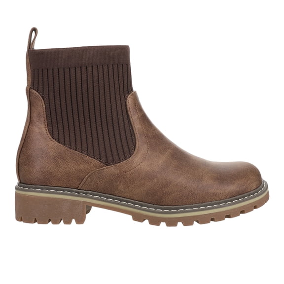 Corkys Womens Cabin Fever Round Toe Chelsea Ankle Boots