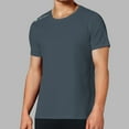 thumbnail image 2 of Afdoent Mens T-Shirt Male Summer Short Sleeve T Shirt Lightweight Breathable Crew Neck Outdoor Fitness Top Soft Comfort Tee Shirts, 2 of 4
