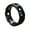 Black, variant on Industrial Gothic Chain Link Titaniums Steel Band Rings With PVD Coating