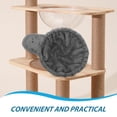 thumbnail image 2 of OULII replacement basket for cat tree Cat Hammock Steel Ring Dark Grey Sleeping Indoor Use 1Pcs, 2 of 7