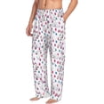 thumbnail image 6 of Hirioo Rabbit Eating for Men's PJ Pajama Pants Sleep Pants Men's Home Trousers with Pockets,S-3XL-Large, 6 of 6
