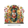 thumbnail image 3 of DIY Diamond Ornaments, Diamond Art Paintings, Christmas Creative Design PVC Home Decoration Ornaments (Double-Sided Pattern, Single-Sided Diamond) (Color Box Packaging 25)-Nutcracker Soldier, 3 of 10