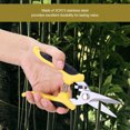 thumbnail image 2 of Garden Shears Pruning, 7 Inch Stainless Steel Pruning Shears Cutter Home Gardening Plant Scissor Branch Pruner, Hand Held Garden Tools, 2 of 8