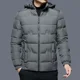 thumbnail image 3 of Chaquetas de plumas para hombre Abrigo acolchado con capucha para hombre Ropa de invierno Parkas Reseñas coreanas Muchos acolchados en promoción Ropa cálida de lujo, 3 of 5
