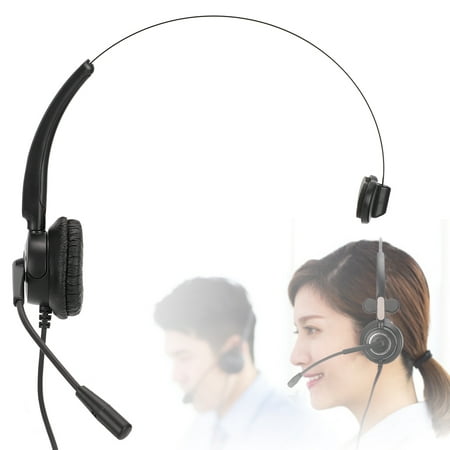 Casque Communication Call Center Casque Écouteur Trafic Téléphonique Pour  Le Service Client Avec Micro
