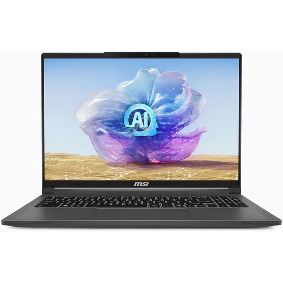 MSI Laptop 16.0" AMD Ryzen AI 9 365 Copilot  PC GeForce RTX 4070 Laptop GPU 32GB Memory 1 TB PCIe SSD Windows 11 Home (Creator A16 AI  A3HVGG-094US)