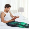 thumbnail image 5 of Bixox Men's Northern Lights 2 Patterned Pajama Pants with Pockets Lounge Clothes for Home, 5 of 5