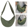 thumbnail image 1 of Bolso Masa Bolso Bandolera Correa Ajustable Bolso Compras Pana (verde), 1 of 9