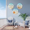 thumbnail image 4 of Tatuo de madera para decoración de pared, 3 unidades, diseño de playa, costa y verano, 4 of 6