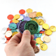 thumbnail image 2 of Moneda de recompensa, cara sonriente, moneda de oro, moneda de la suerte, accesorios de juego, moneda de plástico, moneda de la felicidad, moneda de juguete de Navidad para fiesta, 2 of 5