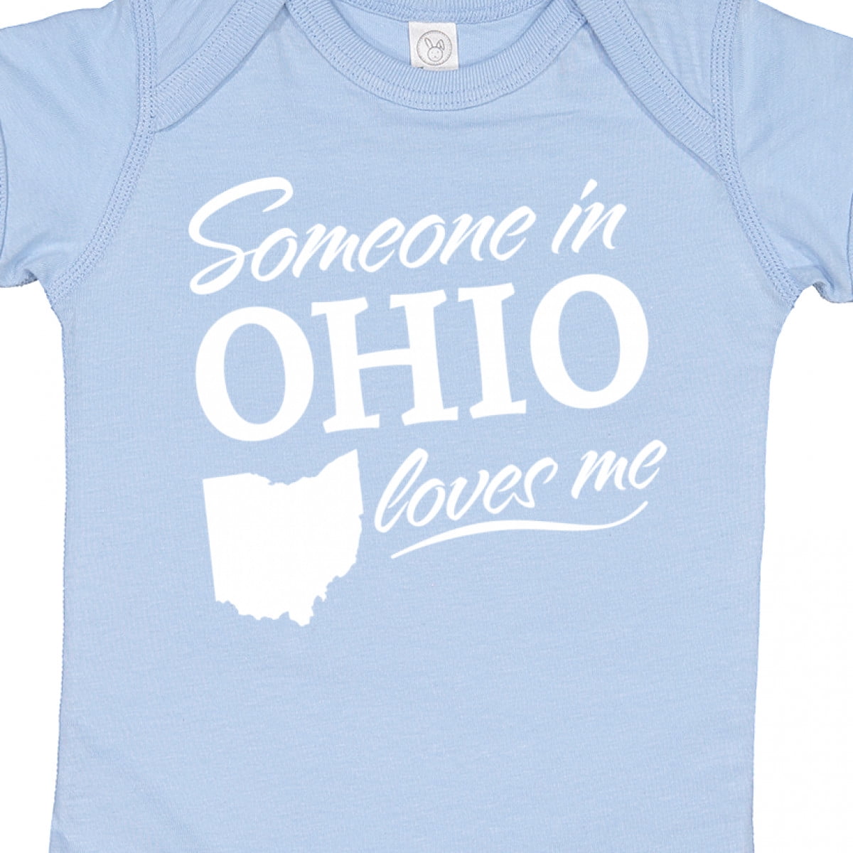 Inktastic Someone in Ohio Loves Me Boys or Girls Baby Bodysuit