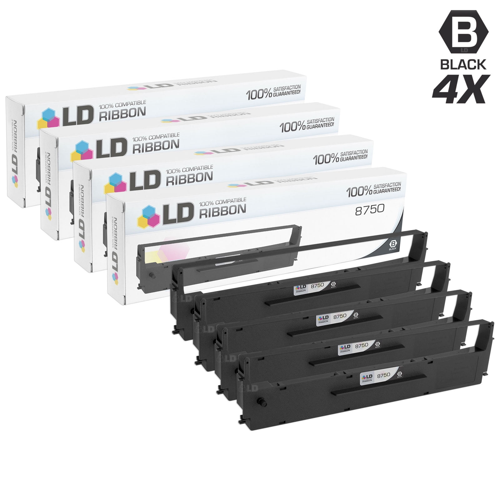 12 Epson ERC-18 Compatible Purple Ribbons with Samsung ER-4800 ER-5100 ER-6500