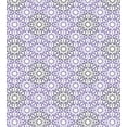 thumbnail image 3 of Ambesonne Abstract Duvet Cover Sets, Floral Themed Line Art, 2-Twin, White and Violet, 3 of 4