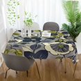 thumbnail image 3 of Yayeee Tablecloths 54" x 72" Rectangle Wrinkle Resistant Party Table Cover, Green Floral, 3 of 8