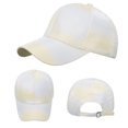 thumbnail image 2 of ZHENHONG Womens and Mens Baseball Caps Fashion Sport Striped Breathable Beach Sun Hat Casual Gradient Visor Hat Beige, 2 of 5