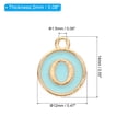 thumbnail image 2 of Uxcell Letter Pendants Drops, 50 Pack Character O Alphabet Pendant Double Sided for Jewelry Making DIY, Blue, 2 of 6