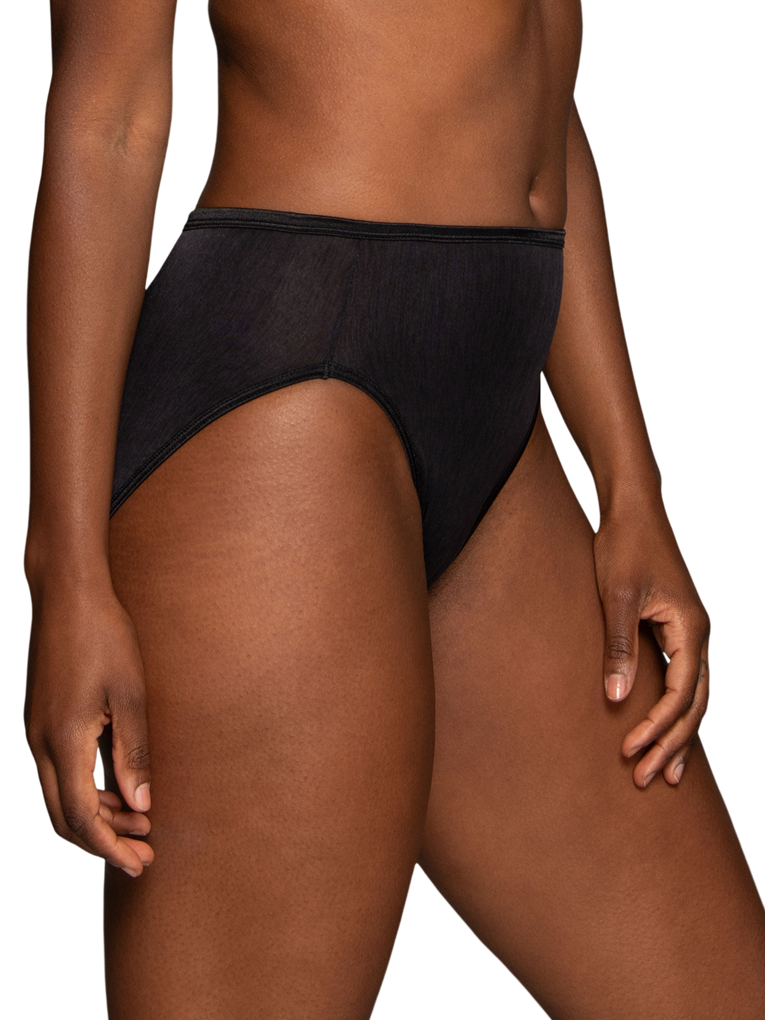 Vanity Fair Lingerie Women's Illumination Hi-Cut Panties, Silky Stretch Underwear, Multipacks, Sizes M - 3XL