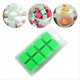 thumbnail image 5 of Contenedores para Derretir - Moldes de Plástico Transparentes Vacíos de 8 Cavidades para Derretir - Paquetes de 50 Cubos y Conchas para Tartas y Derretir, 5 of 5