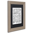 thumbnail image 3 of Trademark Fine Art "Fairy 19" Canvas Art by KCDoodleArt Black Matte, Birch Frame, 3 of 3