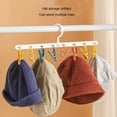 thumbnail image 4 of Naiovety Colgador de sombreros, gorra de béisbol, gorro, ropa, toalla, gancho de almacenamiento colgante, estante de Clip para guardarropa para Almacenamiento y organización del hogar Naranja, 4 of 6