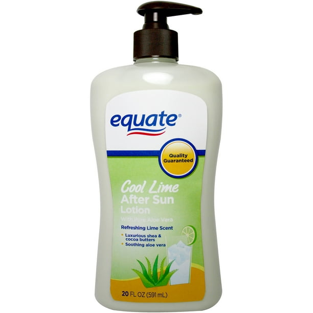 Equate After Sun Cool Lime Lotion, 20 Fl Oz