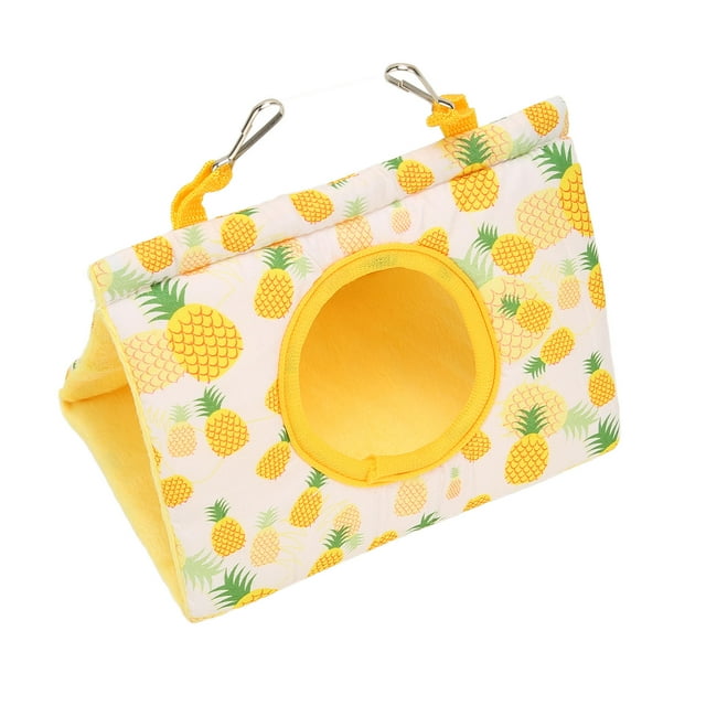 Cama para casa Nido de Pájaro, hamaca para loros, triángulo de poliéster, hamaca triangular para loros, casa triangular para loros, funcionalidad inteligente Jadeshay A
